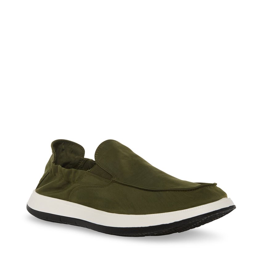 Olive Steve Madden Sonny Men's Loafers | PH 4258WOL